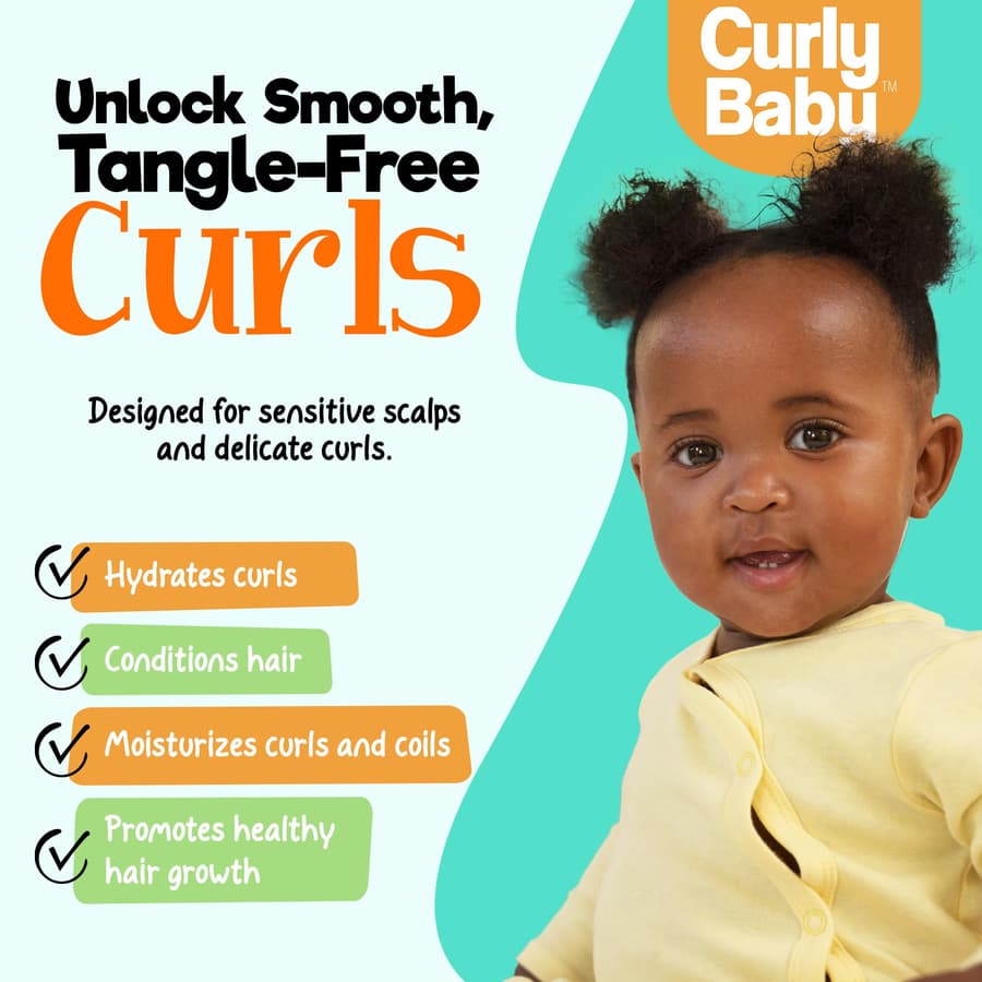 Curlybaby Curly Moisturizing Smoothie Leave In Moisturizer Conditioner for