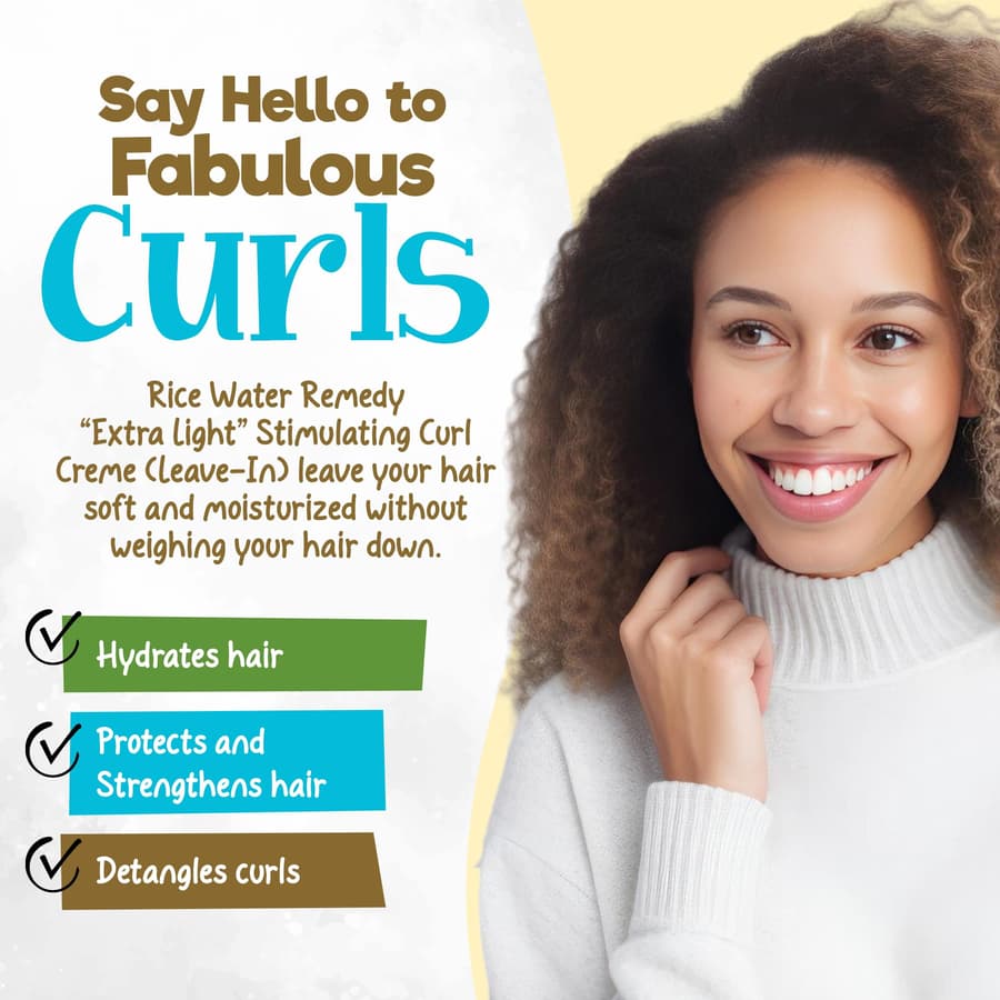 Curly Chic Rice Water Remedy Stimulating Condish Ayurvedic Herbs Fermented Rice