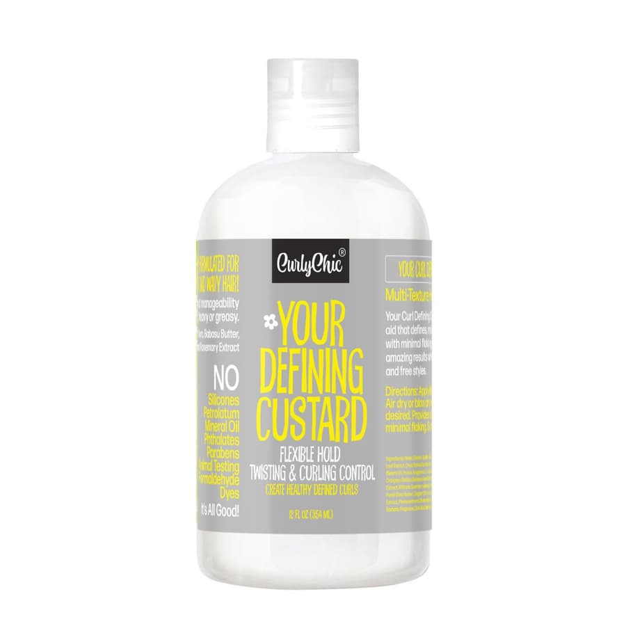 Curlychic Your Defining Custard Curl Defining Moisturizing Styling Cream for