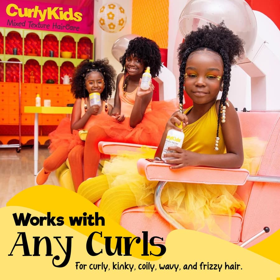 Curlykids Curly Condish | Leave In Conditioner for Curly Hair Kids Moisturizes