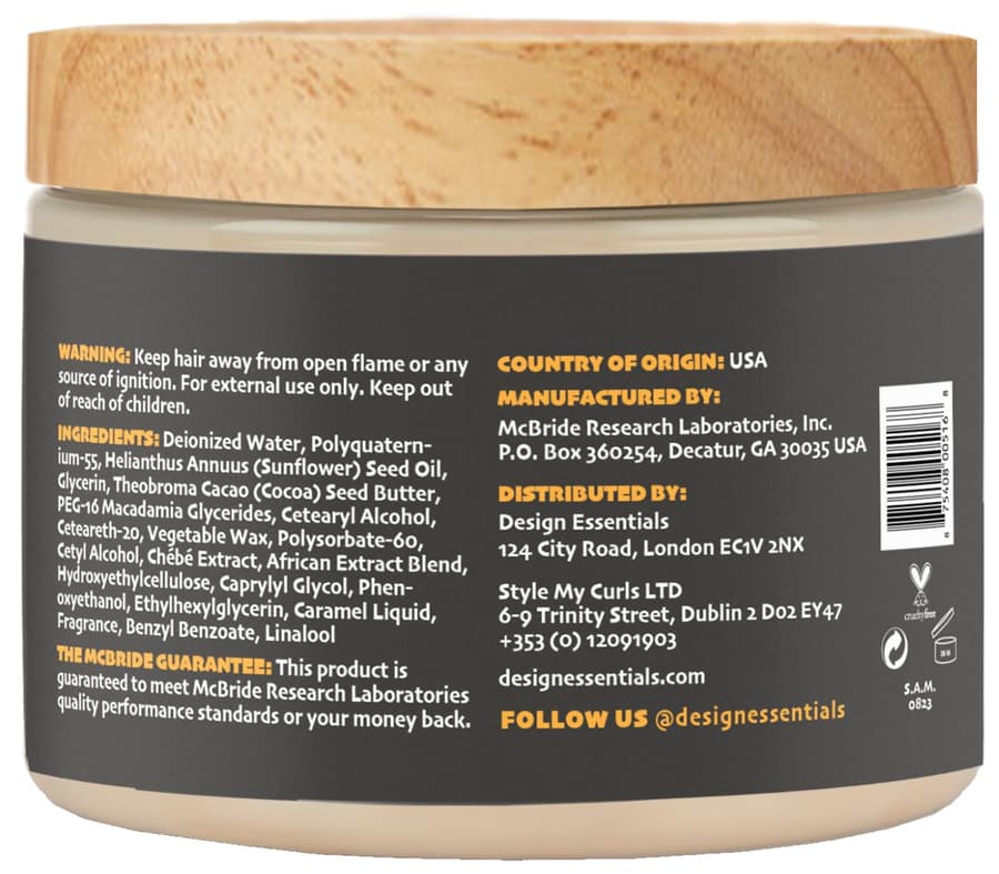 Design Essentials African Chebe Braid Twist Out Strengthening Créme