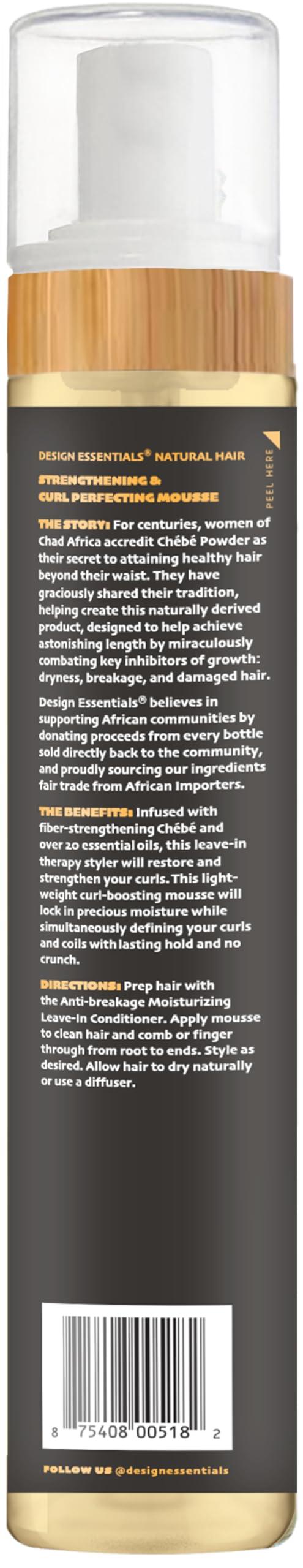 Design Essentials African Chebe Strengthening Curl Perfecting Mousse