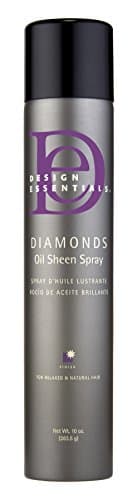 Design Essentials Diamonds Oil Sheen for Relaxed Natural Hair Clear 10 oz
