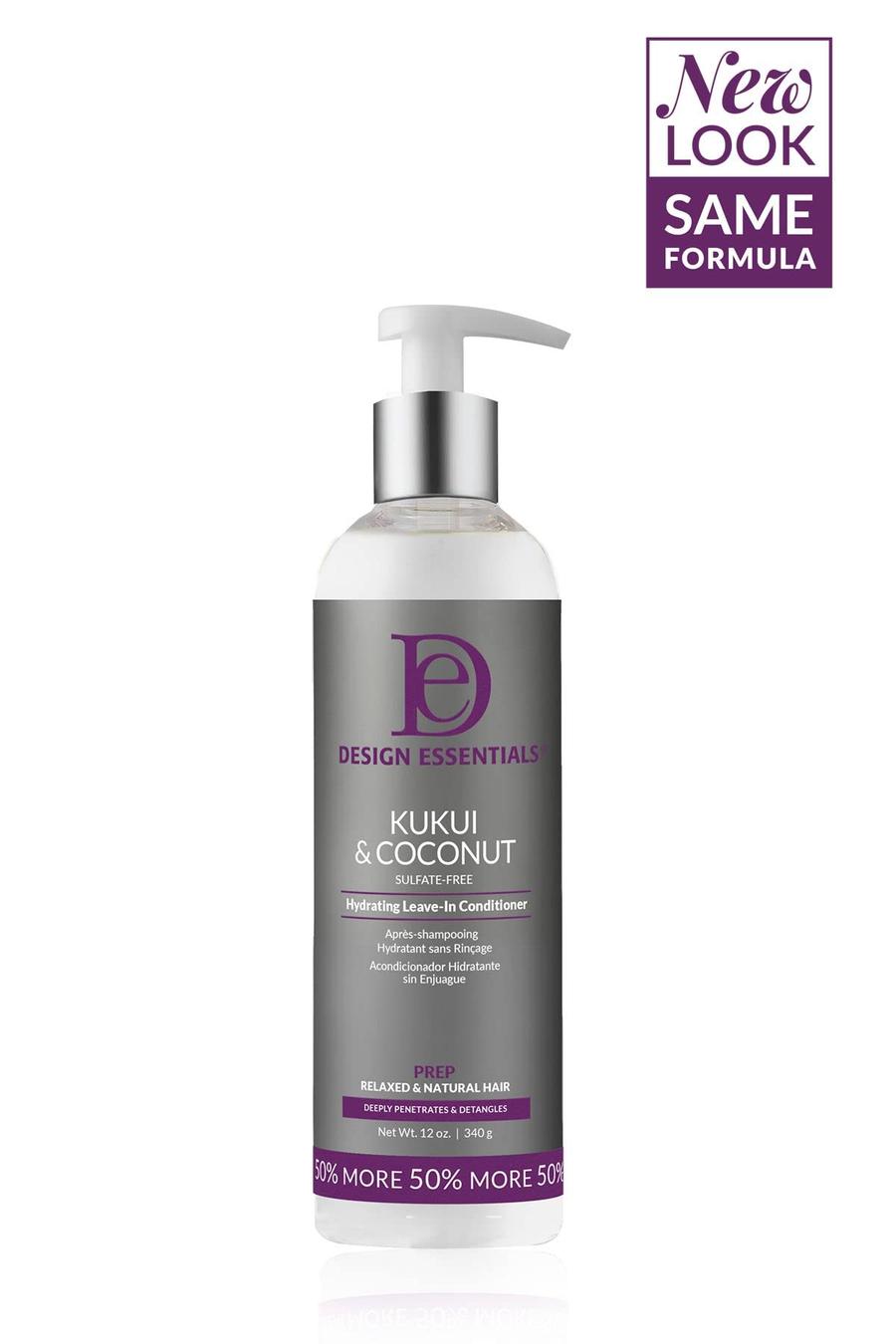 Design Essentials Kukui and Coconut Hydrating Leave In Conditioner Sulfate Free