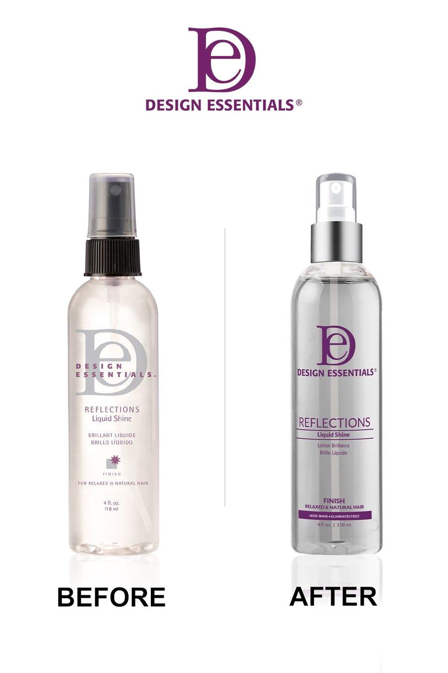 Design Essentials Reflections Liquid Shine Lightweight Hair Polish for Frizz