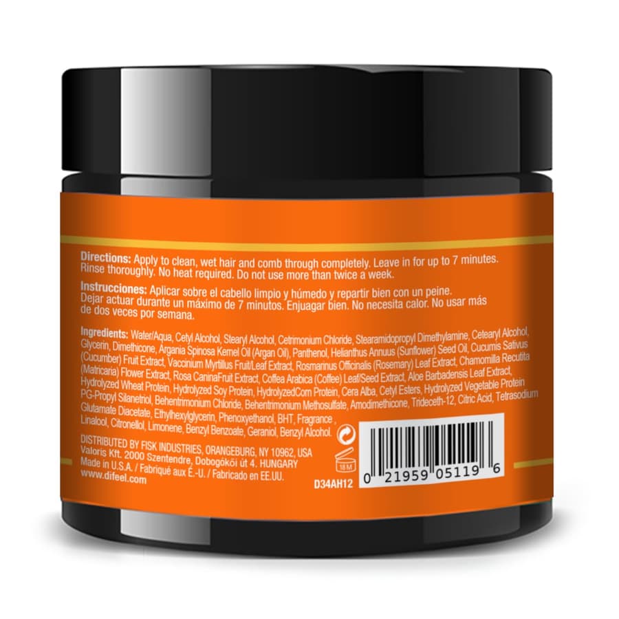 Difeel Argan Hydrating Hair Mask . Deep Hair Treatment for Dry Hair Deep Hair
