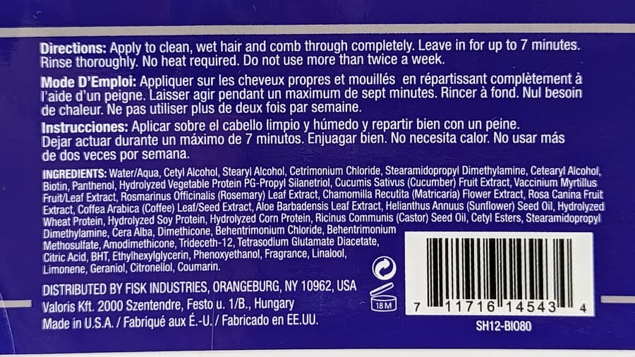 Difeel Pro Growth Biotin Hair Mask . Hair Mask for Hair Loss 12 oz