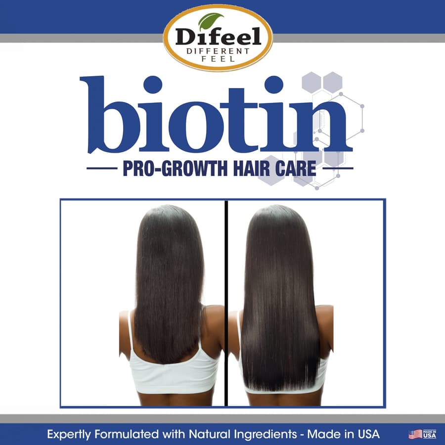 Difeel Pro Growth Biotin Shampoo . Shampoo for Thinning Hair and Hair Loss With
