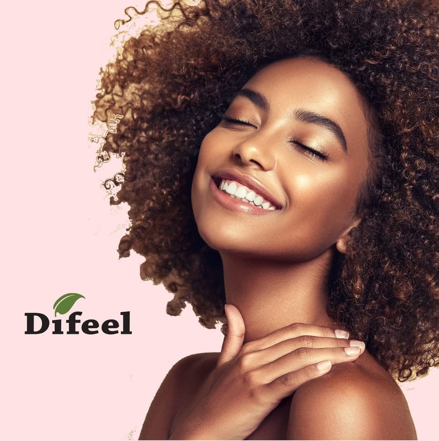 Difeel Growth and Curl Biotin Hair Mask . Hair Mask for Curly Hair Growth 12 oz