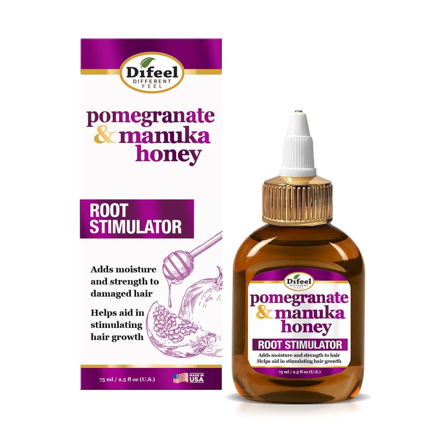 Difeel Pomegranate Manuka Honey Root Stimulator . Deep Scalp Hair Oil Treatment