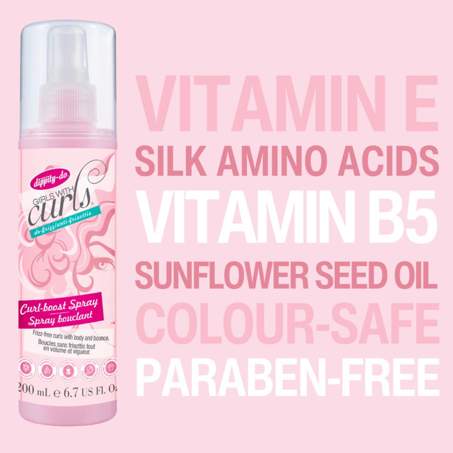 Dippity Do Girls With Curls de Frizz Curl Boost Light 3 In 1 Hair for