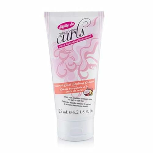 Dippity Do Girls With Curls Coconut Curl Styling Cream . 4.2 oz