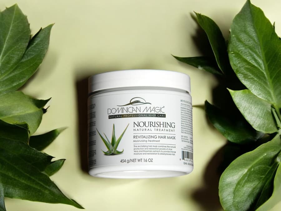 Dominican Magic Nourishing Revitalizing Hair Mask With Aloe Vera Hair Treatment