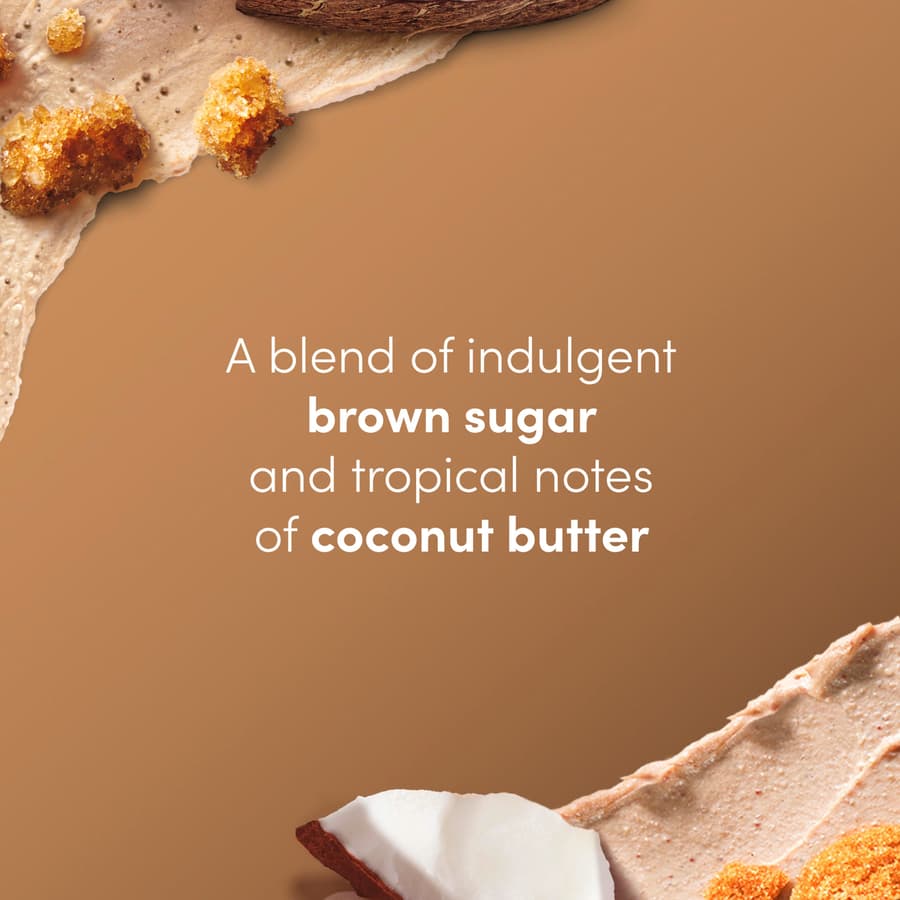 Dove Brown Sugar and Coconut Butter Body Scrub Exfoliates and Deeply Nourishes
