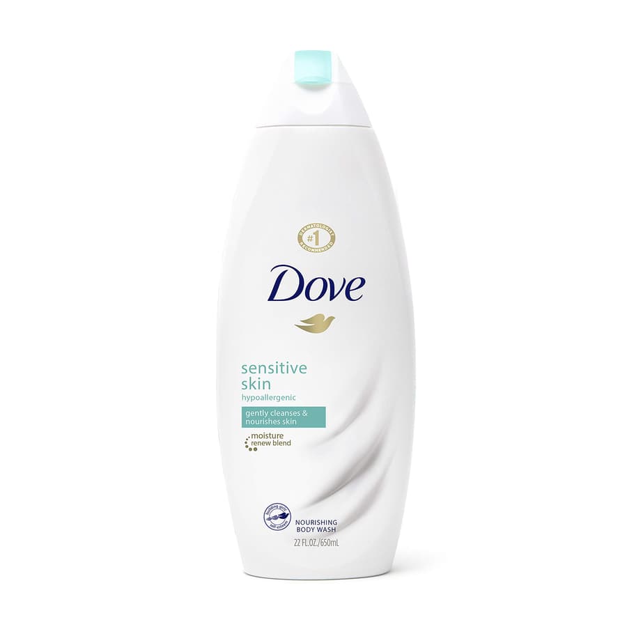 Dove Body Wash for Softer and Smoother Skin Sensitive Skin Hypoallergenic and