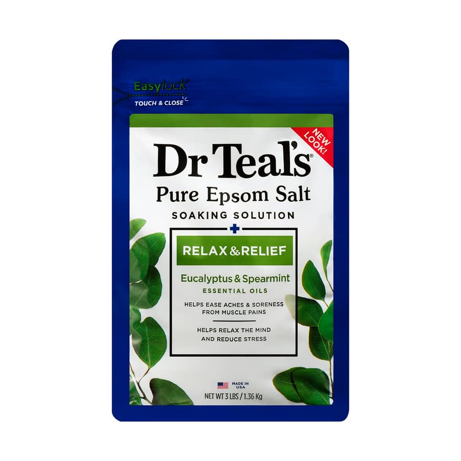Dr Teal's Epsom Salt Magnesium Soak Relax Relief With Eucalyptus Spearmint