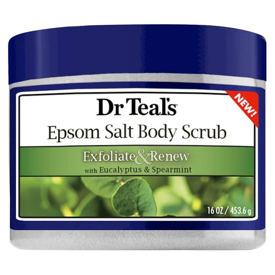 Dr Teal's Eucalyptus Spearmint Body Scrub Exfoliate Renew Formula Essential (Set)