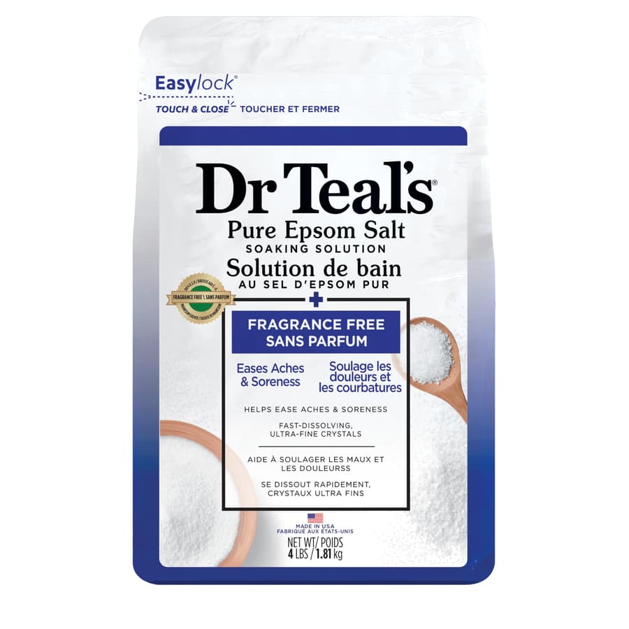 Dr Teal's Epsom Salt Magnesium Soak Free 4 Lbs