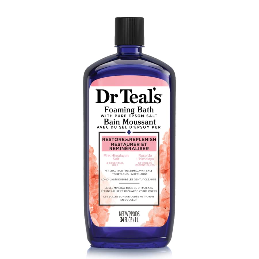 Dr Teal's Restore Replenish Pure Epsom Salt Essential Oils Pink Himalayan