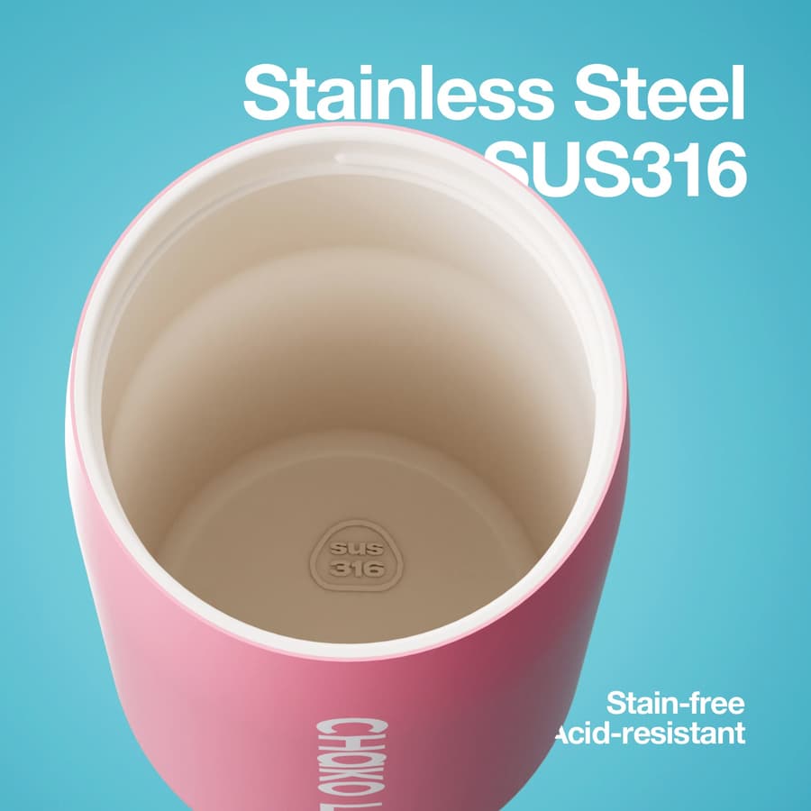 MilkMate Tumbler-Pink(Ceramic Coating)