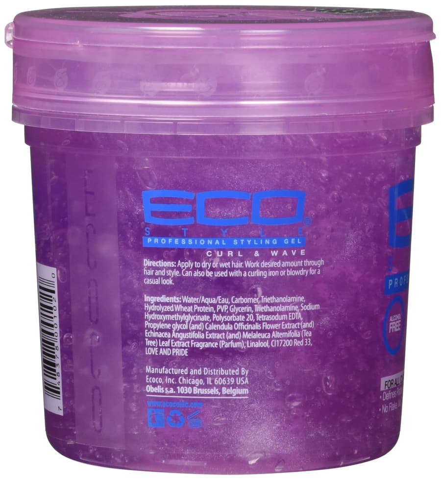 Ecoco Eco Style Hair Gel Curl and Wave Anti Itch Alcohol Free Formula Perfect