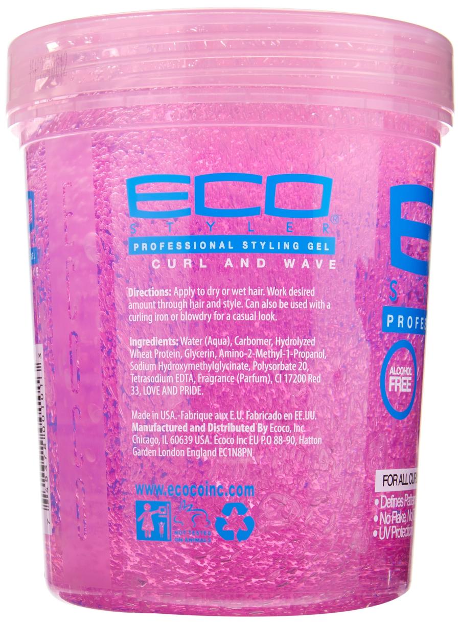 Ecoco Eco Style Hair Gel Curl and Wave Anti Itch Alcohol Free Formula Perfect
