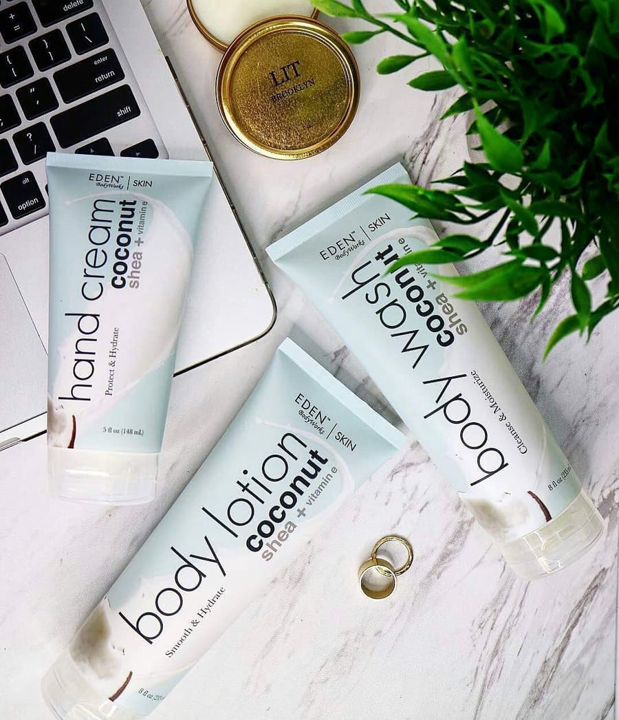 Eden Bodyworks Coconut Shea Body Wash | | Gently Cleanse Heal Moisturize Skin