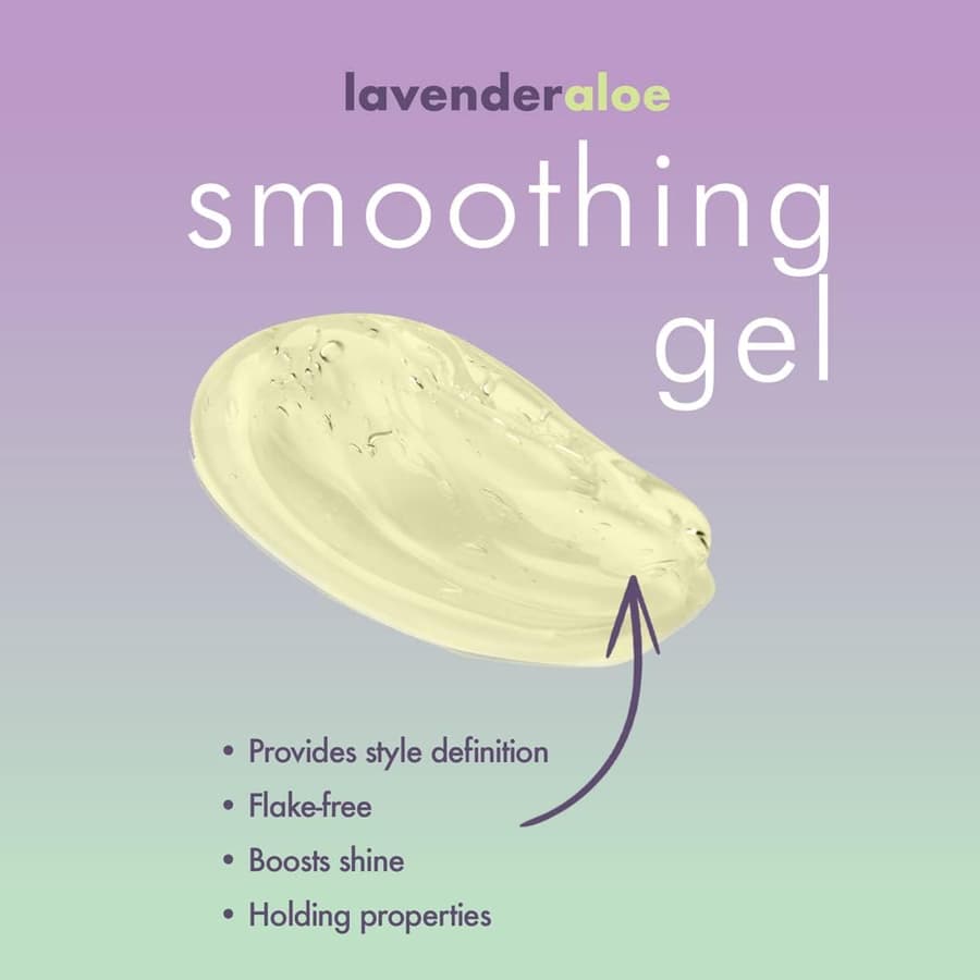 Eden Bodyworks Lavender Aloe Smoothing Hair Gel Enhances Curly or Natural Hair