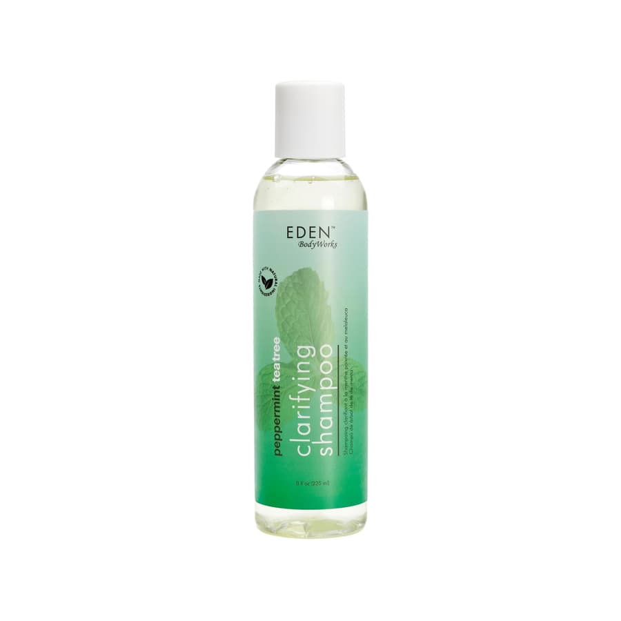 Eden Bodyworks Peppermint Tea Tree Shampoo | Clarifying Shampoo for Curly Hair