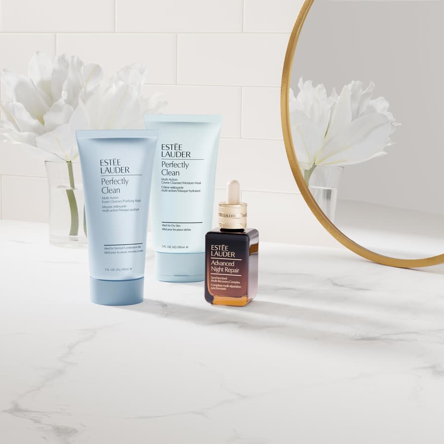 Estée Lauder Perfectly Clean Multi Action Cream Face Wash Cleanser/moisture