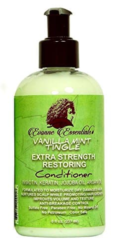 Evonne Essentials Vanilla Mint Tingle Extra Strength Restoring Conditioner 8 oz
