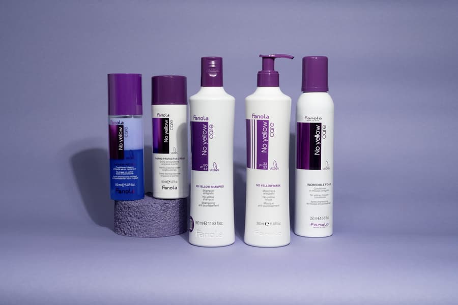 Fanola No Yellow Incredible Foam Purple Hair Conditioner Mousse Toner With