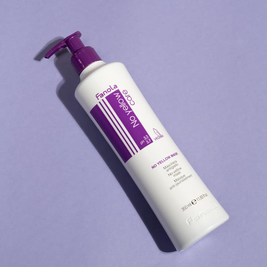 Fanola No Yellow Purple Hair Mask Acidic Ph Deep Conditioning Hair Mask for