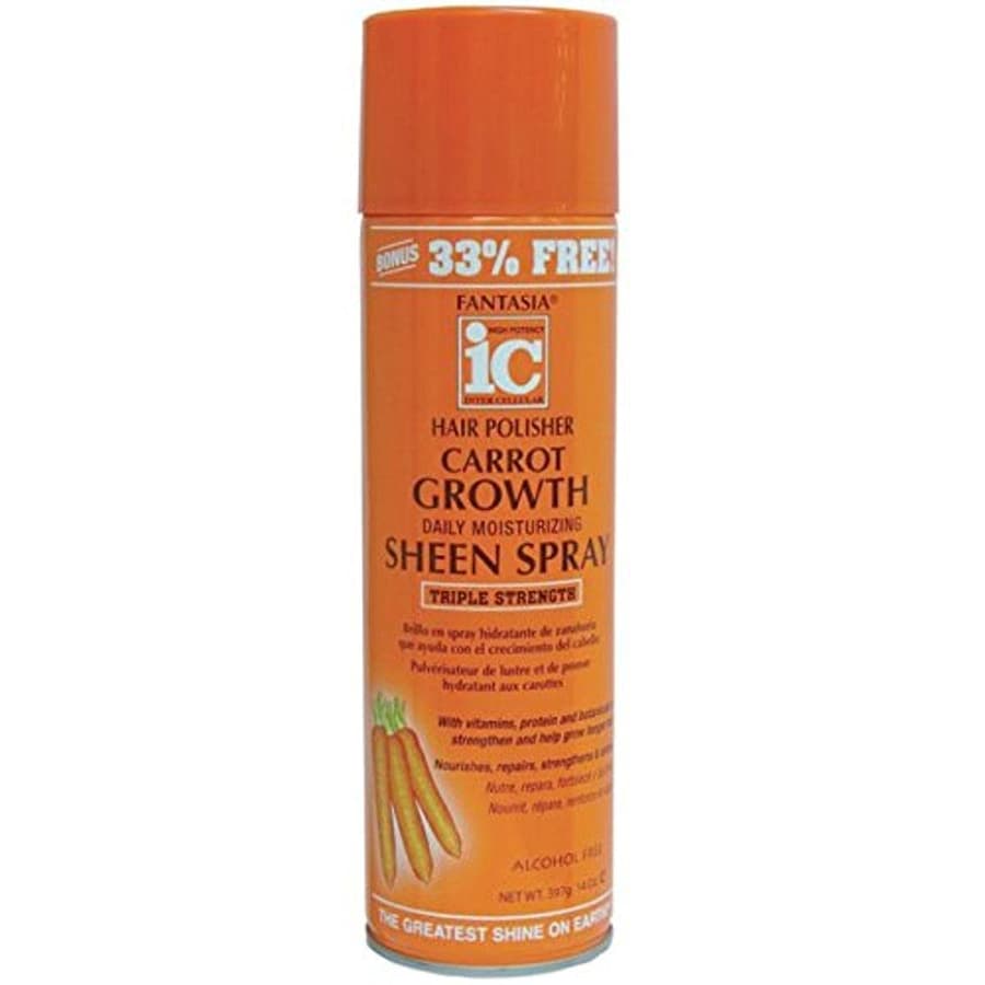 Fantasia Ic Hair Polisher Carrot Growth Sheen 14 oz