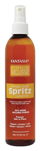 Fantasia Liquid Mousse Spritz Hair Mega Hold 10.0 Fl Oz