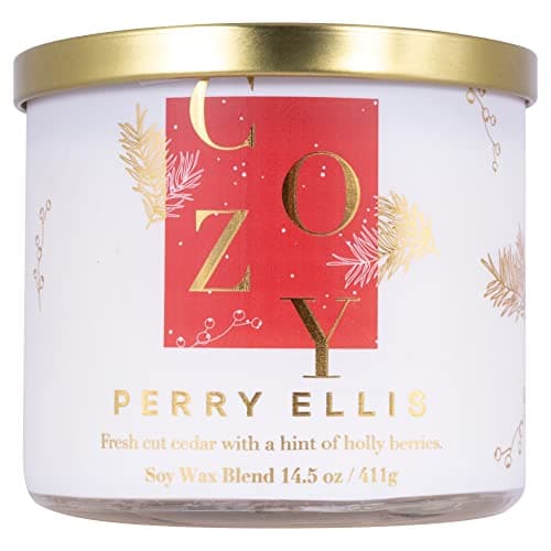 [Candles] Perry Ellis Cozy Candle 14.5 Usa 1pcs Bybox
