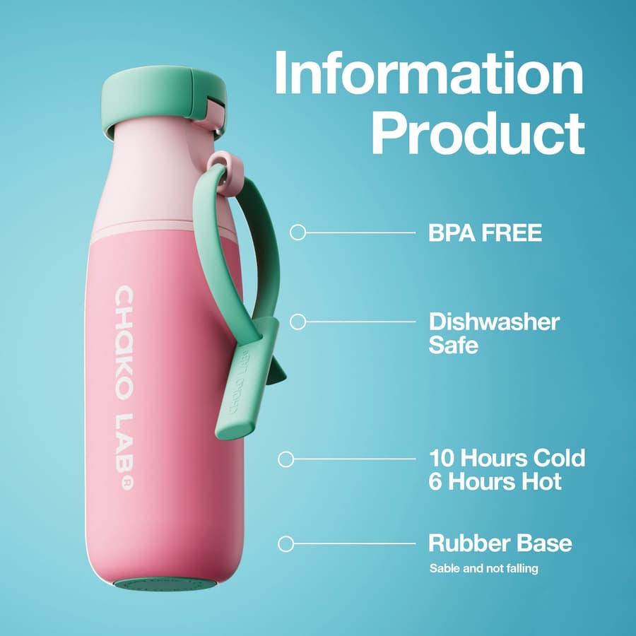 MilkMate Tumbler-Pink(Ceramic Coating)