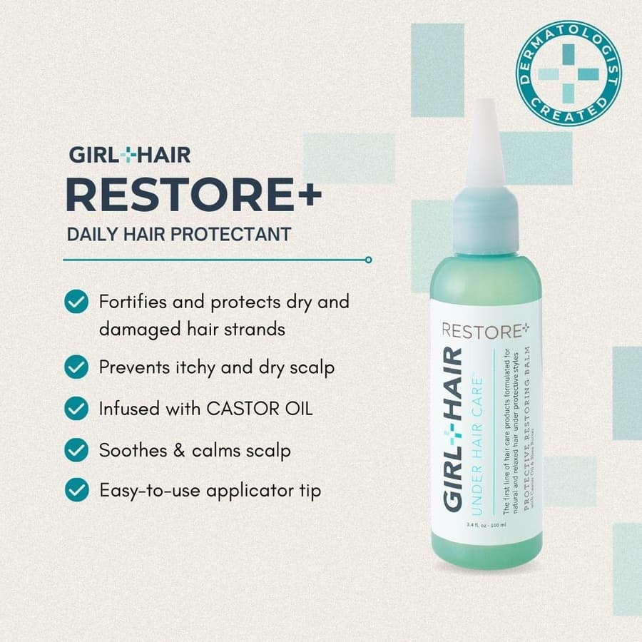 Girl+hair Restoring Scalp Treatment Balm Instant Soothe Anti Itch With Tea Tree