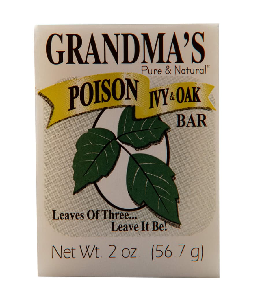 Grandma's Poison Ivy Soap Bar Itch Relief Wash With Jewelweed Colloidal Oatmeal