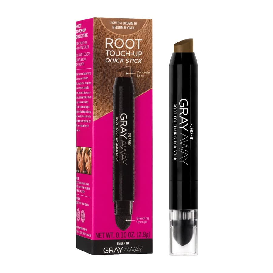 Everpro Gray Away Root Touchup Quick Stick Lightest Brown/medium Blonde 0.1 oz