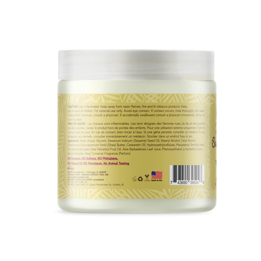 Hawaiian Silky Vegan Sesame Oil 7 Minute Nutrient Repair Masque With Saw