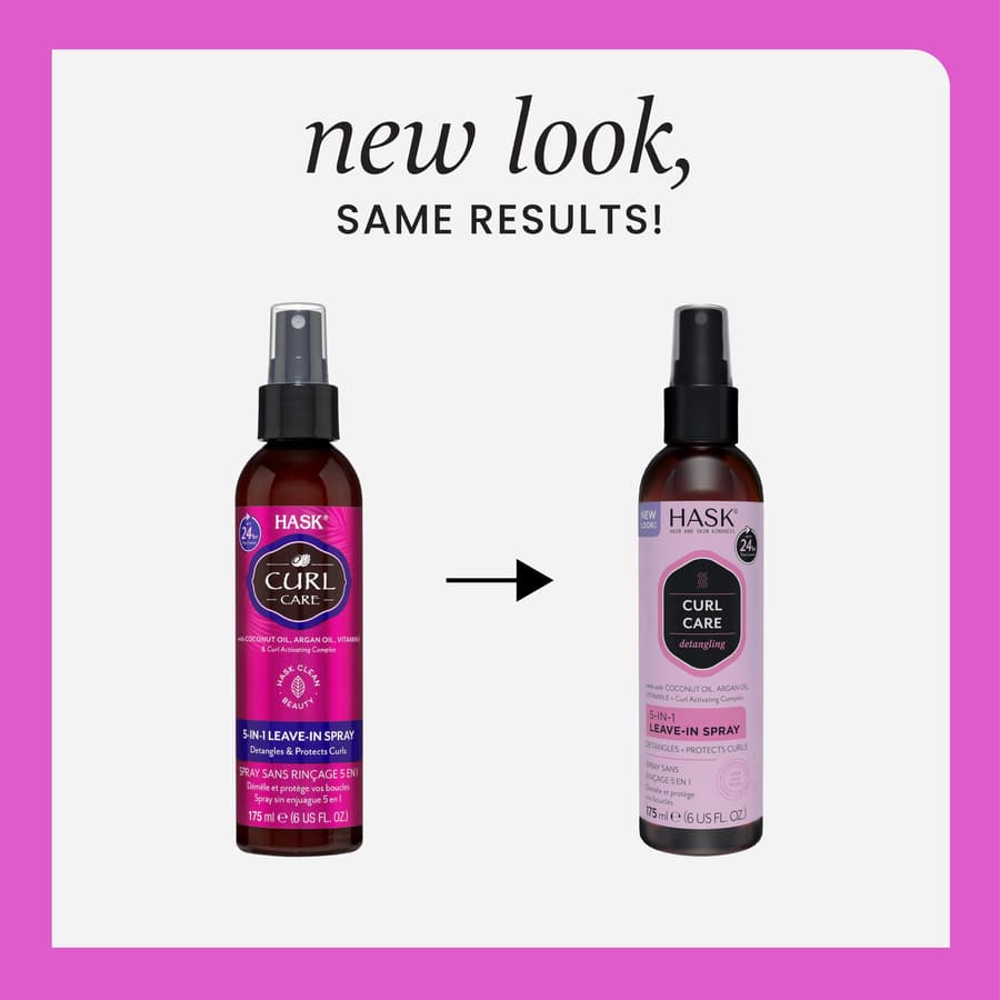 Hask Curl Care 5 In 1 Leave In Conditioner for Curly Hair Types Vegan Formula