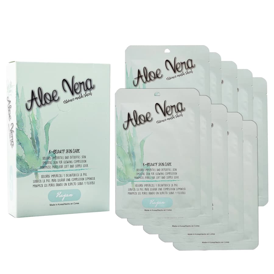 (10-pack) Hayan Cosmetics Facial Mask Aloe Vera