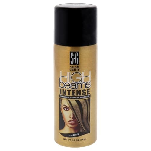 Salon Grafix High Beams Intense Temporary Black for Unisex Hair Color Unisex