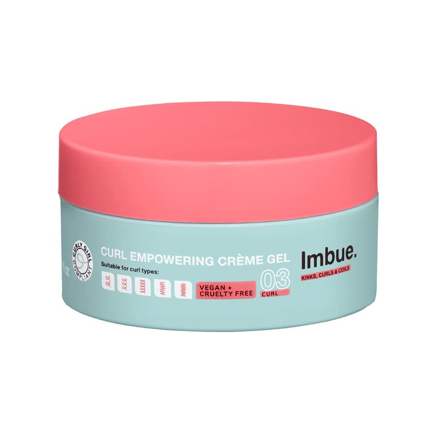 Imbue Curl Empowering Crème Gel 6.7 Fl Oz Curl Enhancing Styling Gel for Curly