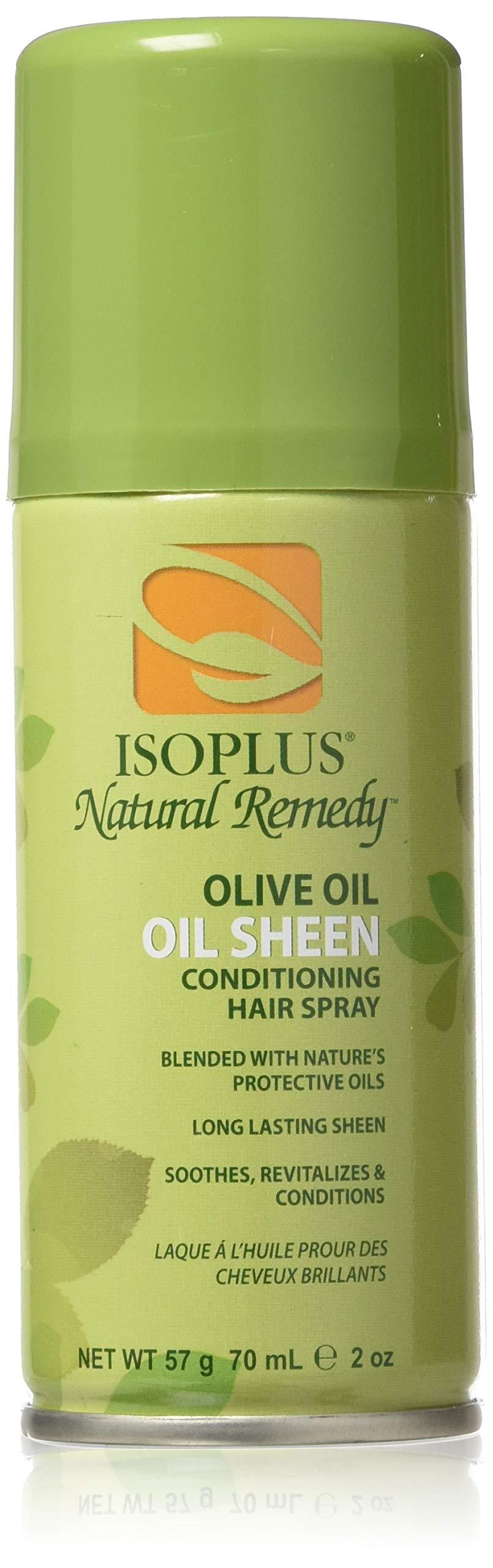 Isoplus Natural Remedy Olive Oil Sheen Conditioning Hair 2 oz
