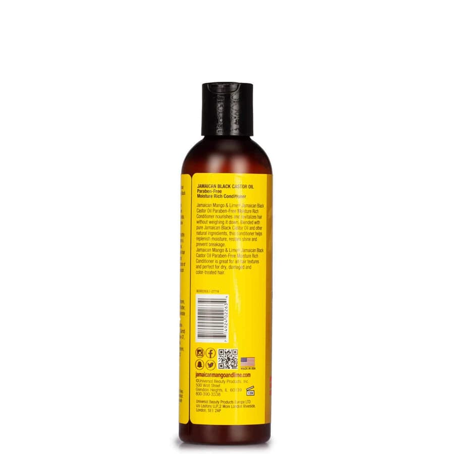 Jam. Mango Lime Black Castor Oil Conditioner No Paraben By Jamican Mango 8 oz