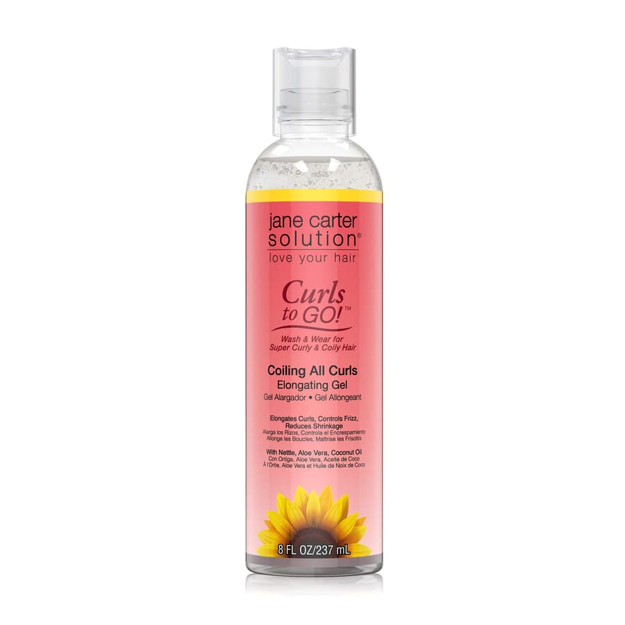 Jane Carter Solution Curls To Go Coiling All Curls Elongating Gel Moisturizing
