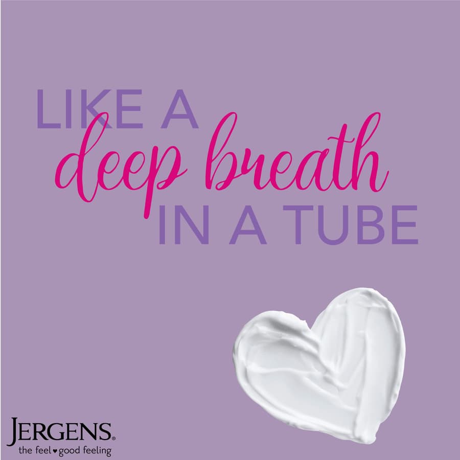 Jergens Lavender Body Butter Hand and Body Lotion Moisturizer With Essential