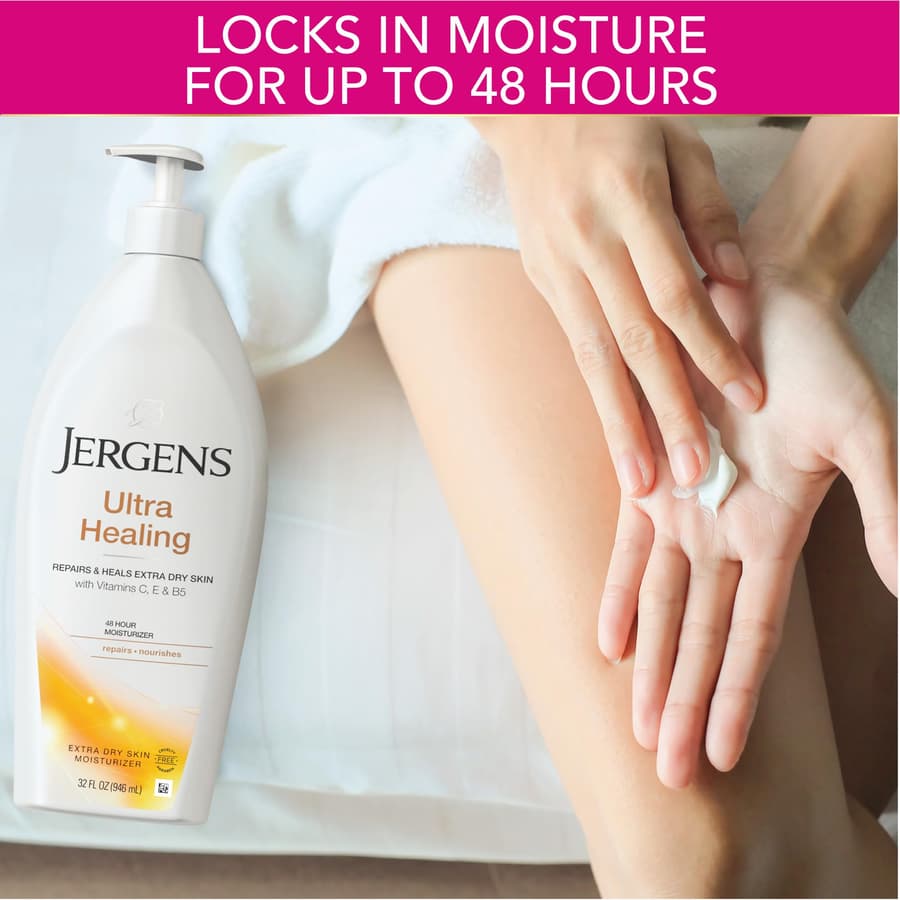 Jergens Ultra Healing Dry Skin Lotion Hand and Body Moisturizer for Quick